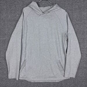 Mizzen Main Proflex Hoodie Mens Large Steel Gray Pullover Stretch Pockets‎